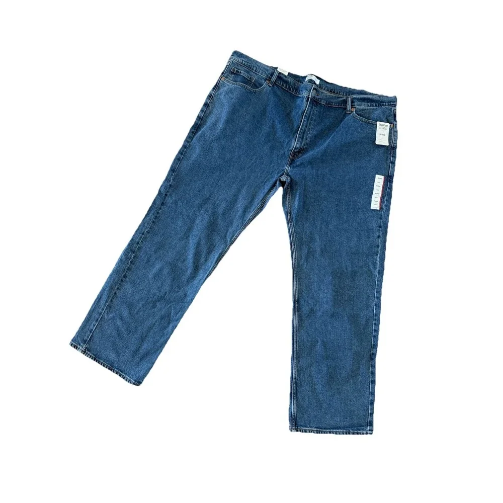 NEW Levi Strauss Signature‎ Men's Big & Tall Relaxed Fit Jeans 50x30 Medium Wash
